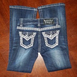 Girls Rock & Roll Cowgirl Jeans Size 7
